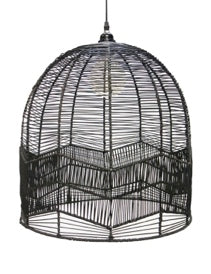 Pinto Black rattan Lamp shade